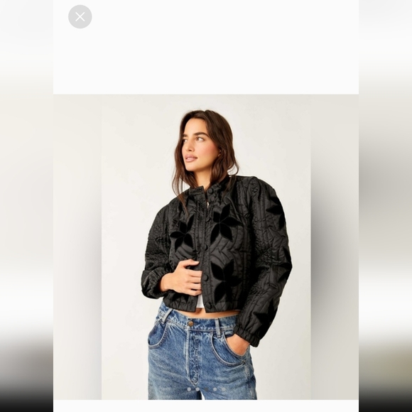 Free People Quinn Quilted Jacket Size L NWOT - Picture 4 of 10